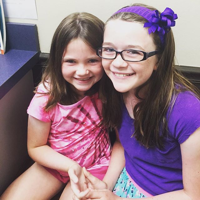 Sisters are best friends for life! Love these sweet, silly girls!