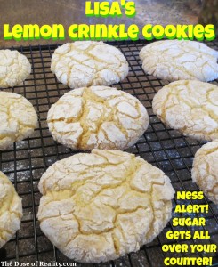 Lisa's Lemon Crinkle Cookies