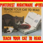 Pinterest Nightmare #193: Teach Your Cat To Read