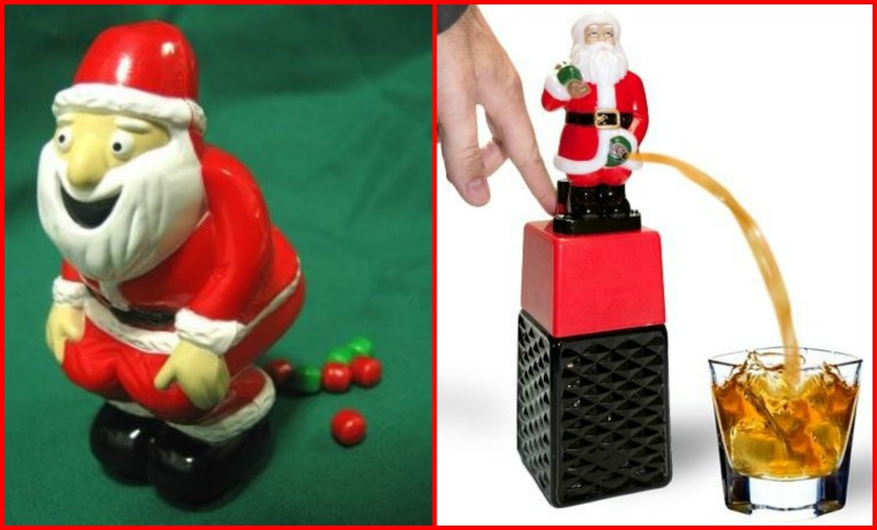 Santa Candy and Drink Dispenser