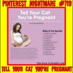 Pinterest Nightmare #719: Tell Your Cat You’re Pregnant