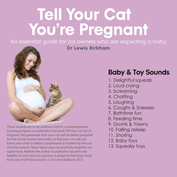 Tell your cat you're pregnant square-600