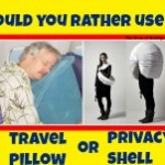 Would You Rather: SkyRest Travel Pillow Or Veasyble Privacy Shell?